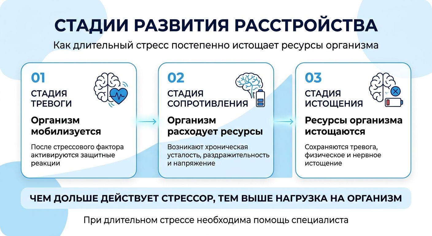 Лечение стресса в Павловске инфографика